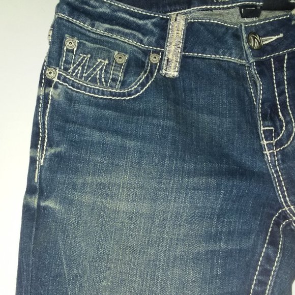 Miss Me Women's  M series   X1022BL/boot Blue Jeans - Picture 3 of 10